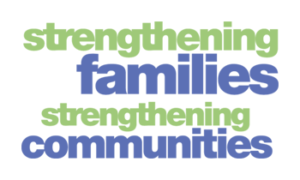 Logo for Strengthening Families/Strengthening Communities
